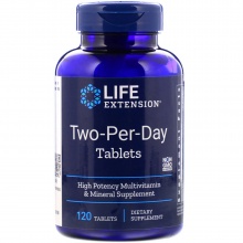 Витамины Life Extension Two-Per-Day 120 таблеток