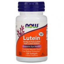 Антиоксидант NOW Lutein 10 мг 120 капсул