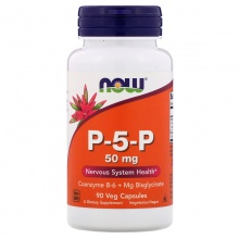 Витамины NOW P-5-P 50 мг 90 капсул