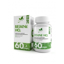Витамины NaturalSupp Betaine HCL 500 мг 60 капсул