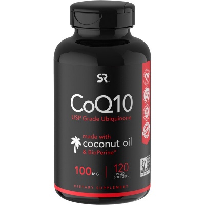Антиоксидант Sports Research CoQ10 100 мг 120 капсул