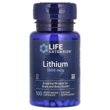 Витамины Life Extension Lithium 1000 мг 100 капсул