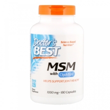 Хондропротектор Doctor's Best MSM with Opti 1000 мг 180 капсул