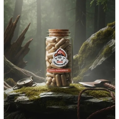 Специальный препарат Мухоморыч  Экстракт Маки перуанской 60 капсул