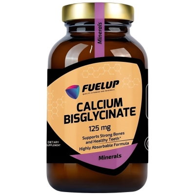 Витамины FuelUp Calcium Bisglycinate 125 мг 120 капсул