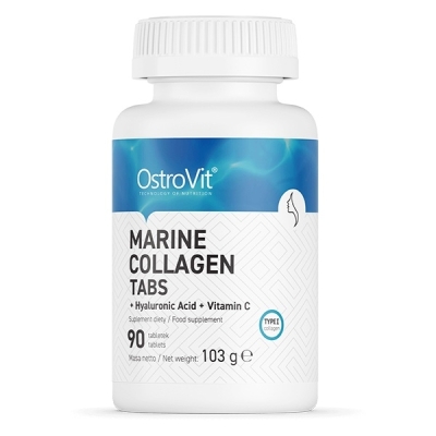 Коллаген OstroVit Marine Collagen + Hyaluronic Acid + Vitamin C 90 таблеток