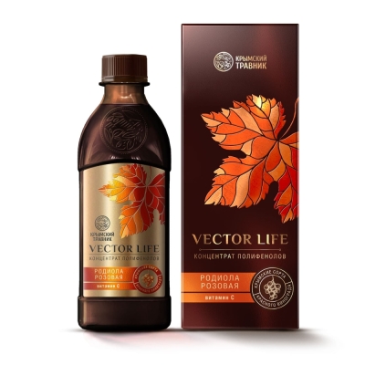 Бальзам Крымский травник VECTOR LIFE с родиолой розовой и витамином С 250 мл