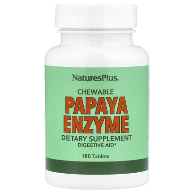 Витамины Natures Plus Papaya enzyme 180 таблеток