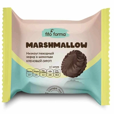 Зефир Fito Forma без сахара в шоколаде 40 гр