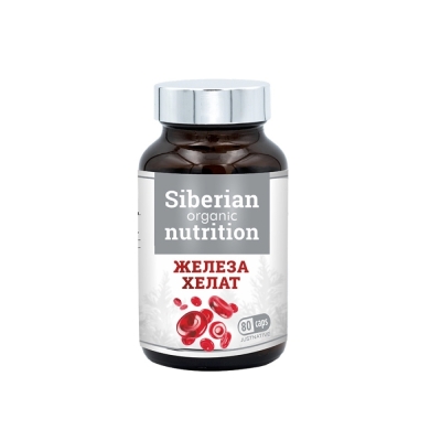 Витамины Siberian Organic Nutrition Железа Хелат 80 капсул