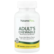 Витамины Natures Plus Adult Chewable Multi Red Fruit  60 таблеток