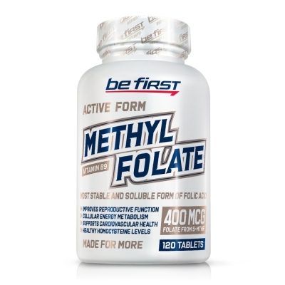 Витамины Be First Methyl Folate 400 мкг 120 таблеток