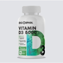 Витамины ENDORPHIN vitamin D3 5000 90 таблеток